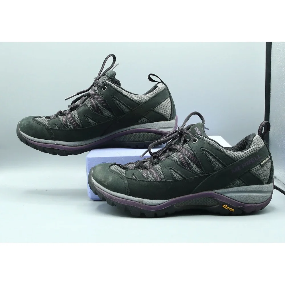 Merrell Women's Siren Sport 3 Waterproof Hiking Shoe US 6.5 Black Purple J035326